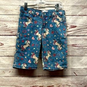 Children’s Place Bermuda Unicorn Shorts Size 8
